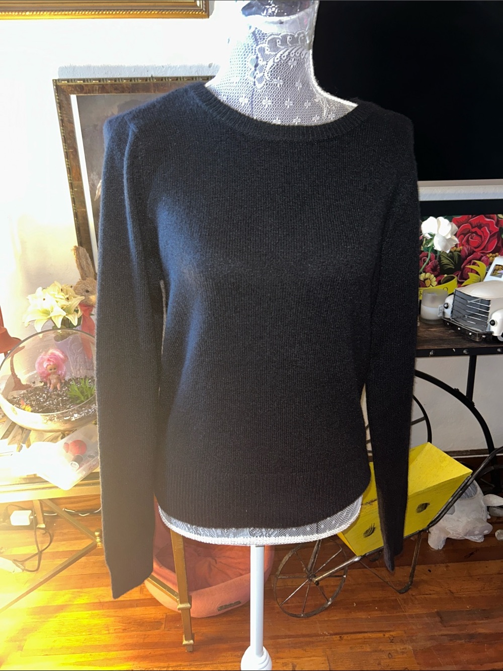 Vero Moda Black Crewneck Sweater